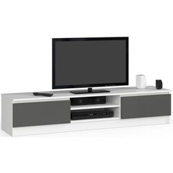 Tumba pentru TV Akord K160 (White/Graphite Grey)