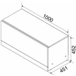 Tumba TV Ambianta Palermo 1.0m (Alb/Bardolino) Thumb