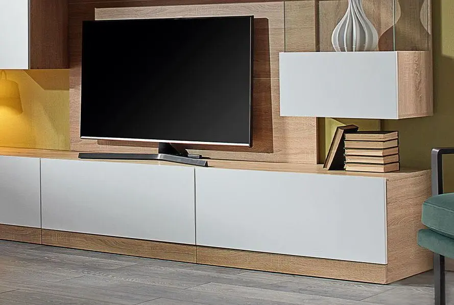 Тумба РТВ Ambianta Palermo 1.6м (Белый/Бардолино)