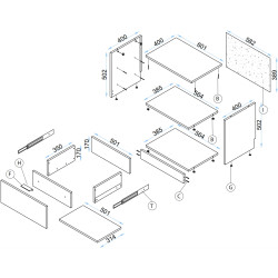 Tumba pentru TV Arta Mobilei G16 AM127 (Sonoma Oak/Graphite) Thumb