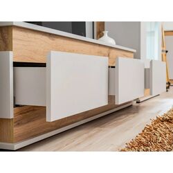 Тумба РТВ ASM Berlin ASPG BL RTV (Pearl Gray/Artisan Oak) Thumb