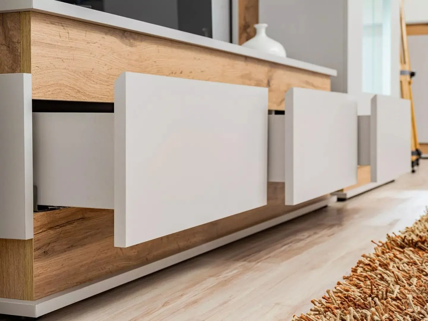 Тумба РТВ ASM Berlin ASPG BL RTV (Pearl Gray/Artisan Oak) - 4