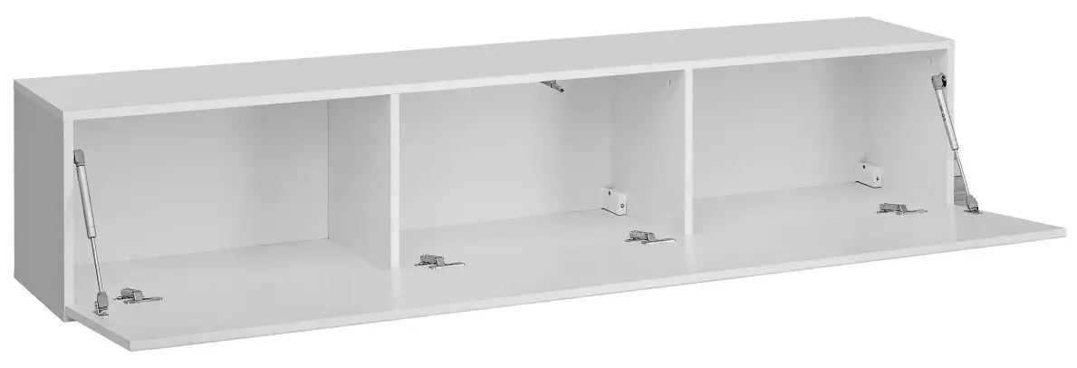 Тумба РТВ ASM Blox WW BX SW24 (White Gloss/White Matt) - 2