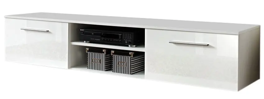 Тумба РТВ ASM Bono II WWH B2 (White Gloss/White Matt)