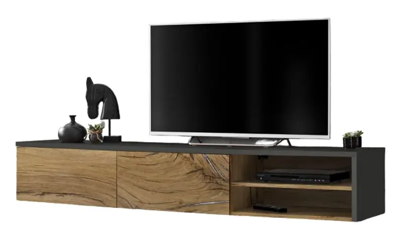 Тумба РТВ ASM Dallas ANFS DLB 30 (Anthracite/Flagstaff Oak)