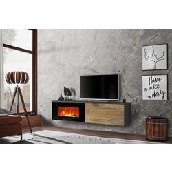 Тумба РТВ ASM Dallas E ANFS DLE 32 (Anthracite/Flagstaff Oak) Thumb