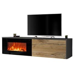 Тумба РТВ ASM Dallas E ANFS DLE 32 (Anthracite/Flagstaff Oak)