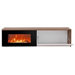 Тумба РТВ ASM Dallas E RSW DLE 32 (Stirling Oak/White Matt) Thumb