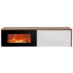 Тумба РТВ ASM Dallas E RSW DLE 32 (Stirling Oak/White Matt)