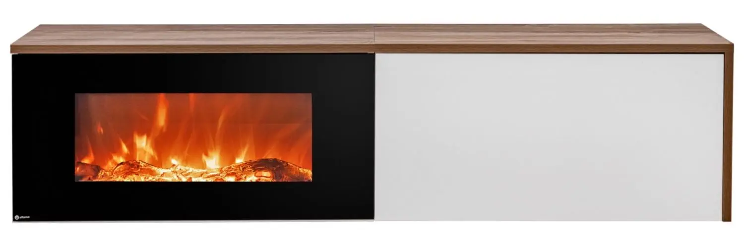 Тумба РТВ ASM Dallas E RSW DLE 32 (Stirling Oak/White Matt)