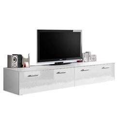 Тумба РТВ ASM Duo WW DU (White Matt/White Gloss)