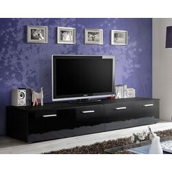 Тумба РТВ ASM Duo ZZ DU (Black Matt/Black Gloss) Thumb