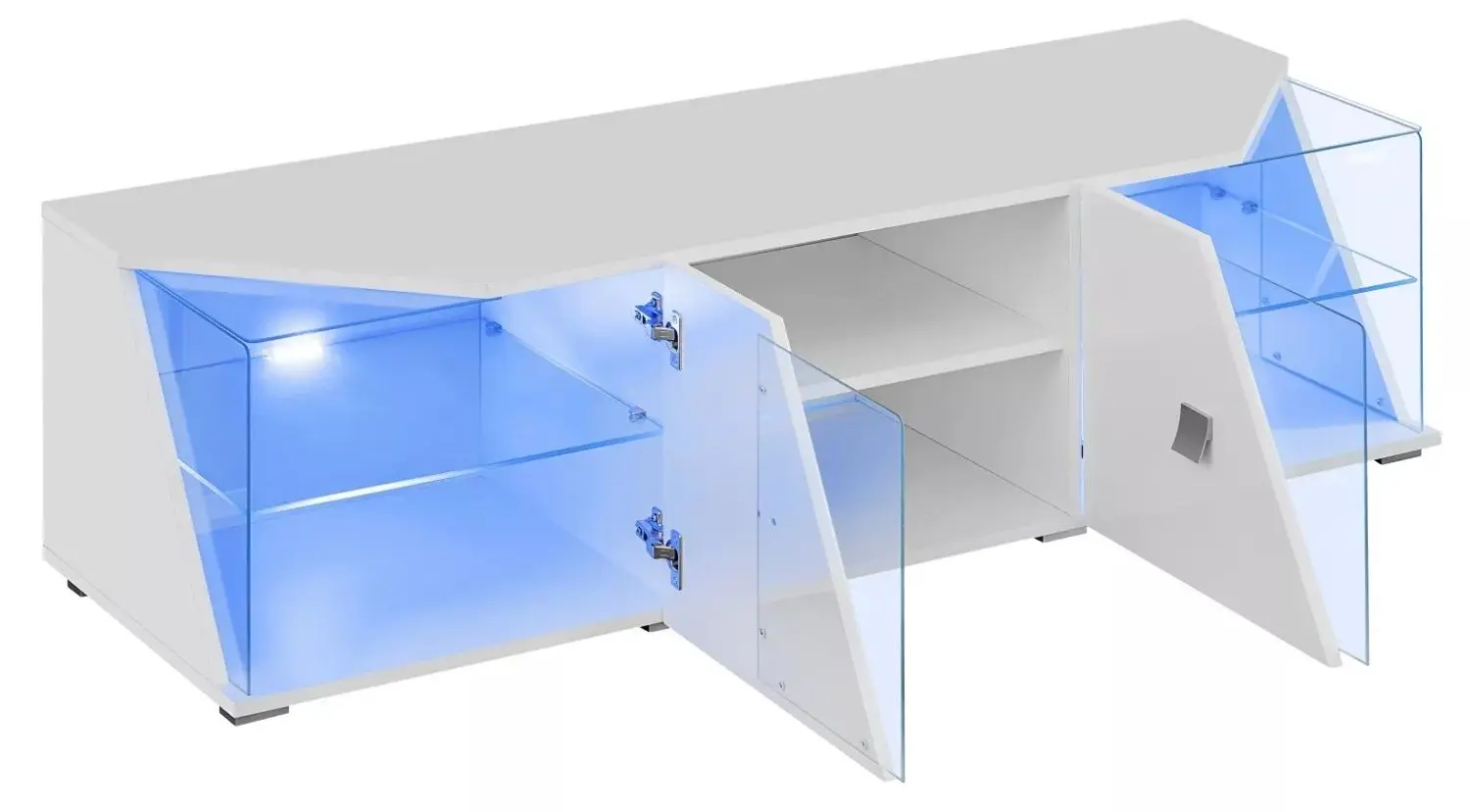 Тумба РТВ ASM Edge WW EE RTV (White/White Gloss) - 2