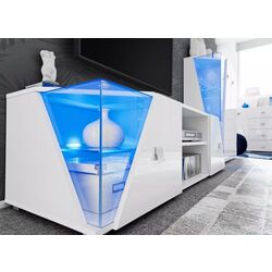 Тумба РТВ ASM Edge WW EE RTV (White/White Gloss) Thumb