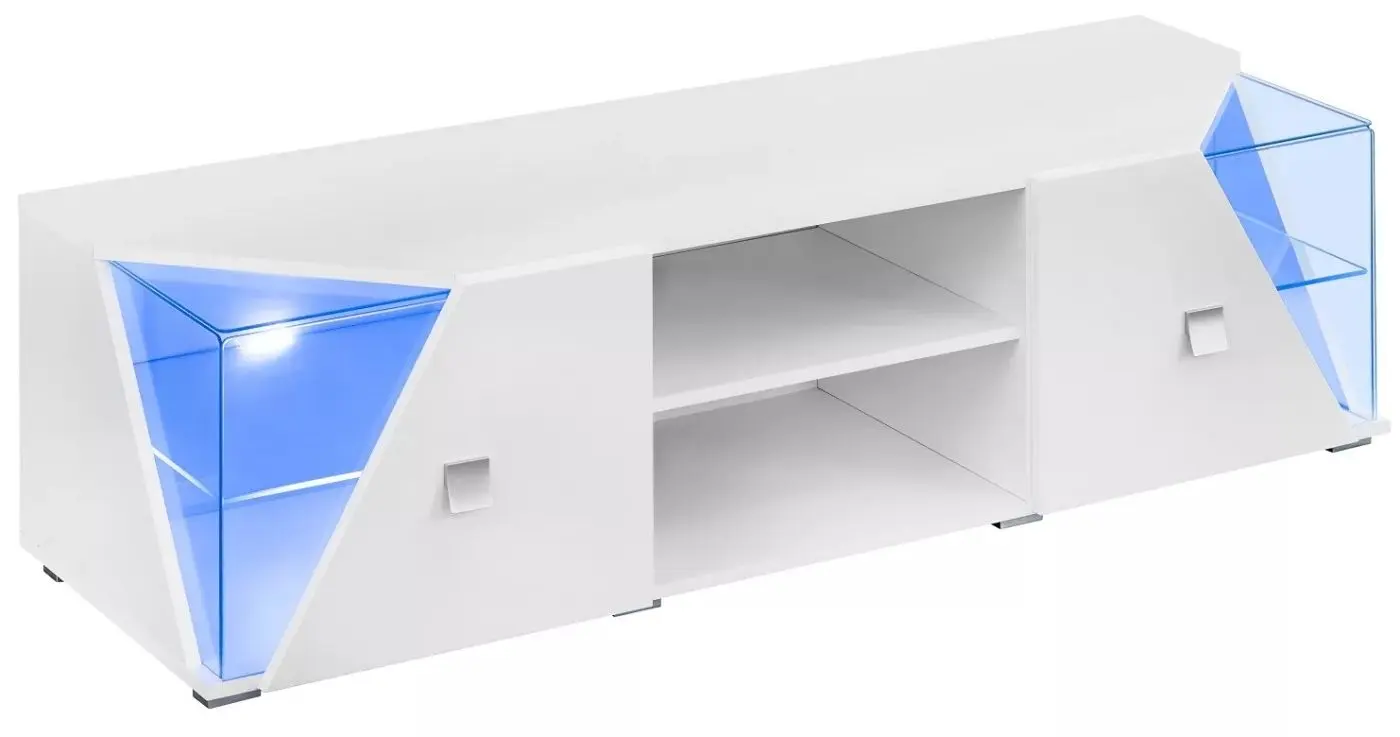 Тумба РТВ ASM Edge WW EE RTV (White/White Gloss)