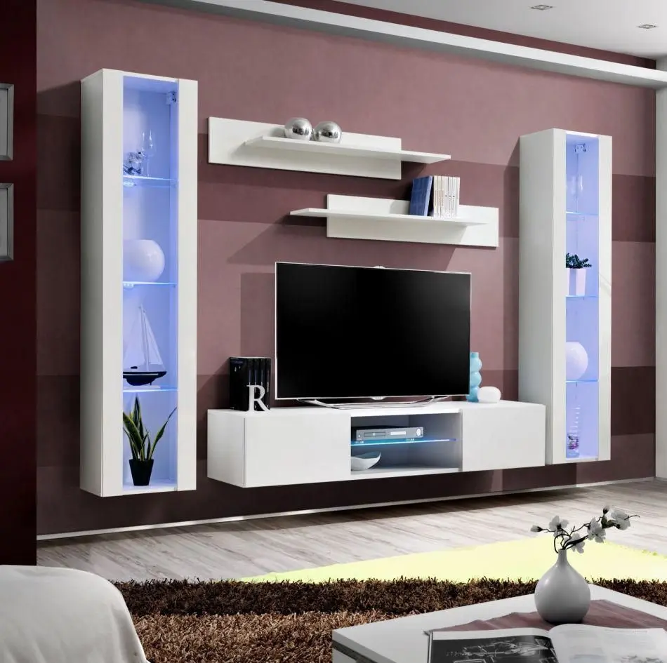 Тумба РТВ ASM Fly WW FY 33 (White Matt/White Gloss) - 2