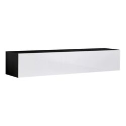 Тумба РТВ ASM Fly ZW FY 30 (Black Matt/White Gloss)