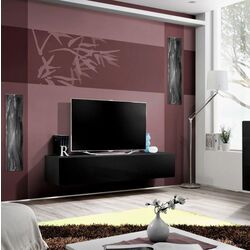 Тумба РТВ ASM Fly ZZ FY 30 (Black Matt/Black Gloss) Thumb