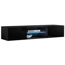 Тумба РТВ ASM Fly ZZ FY 33 (Black Matt/Black Gloss)