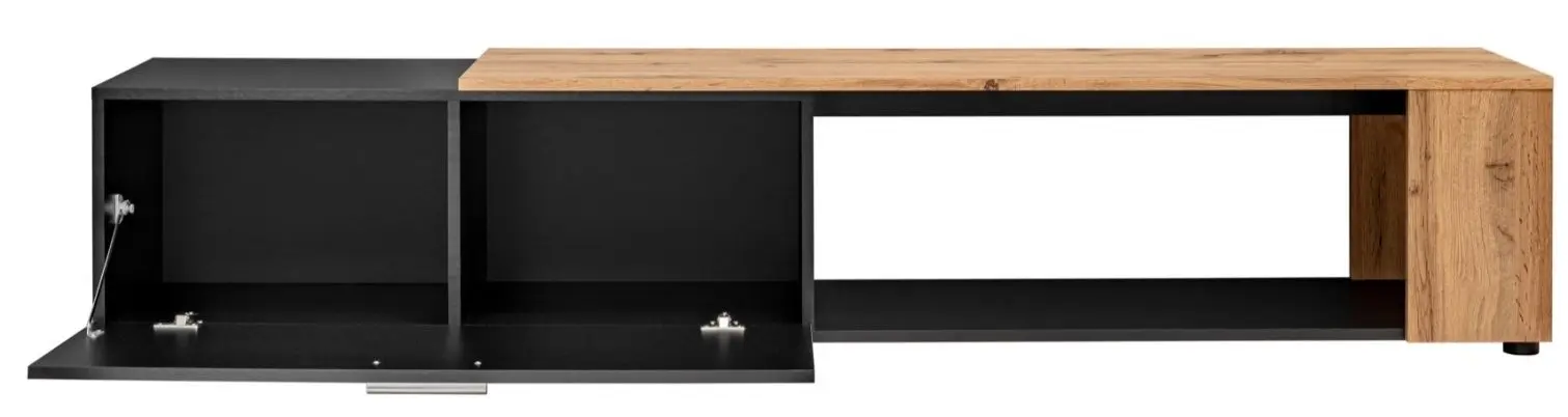 Тумба РТВ ASM Maze II ZWT MZ2 31 (Black Matt/Wotan Oak) - 2