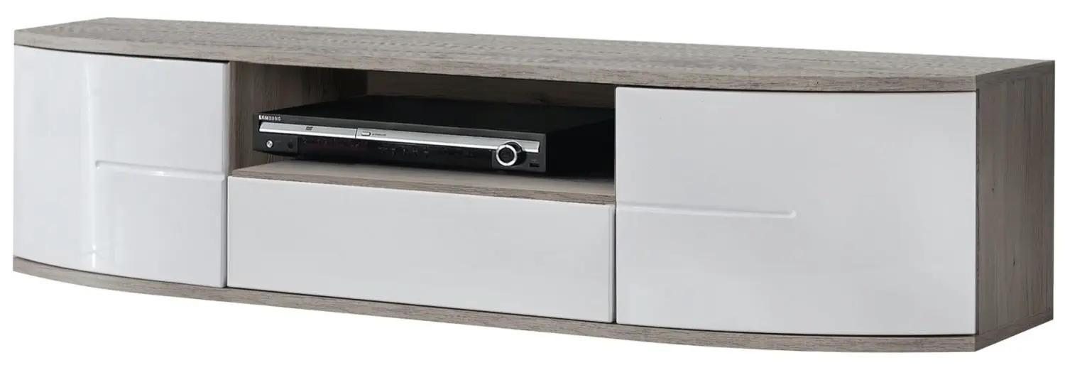 Тумба РТВ ASM Ontario I SRW OR1 (Sanremo Oak/White Gloss)