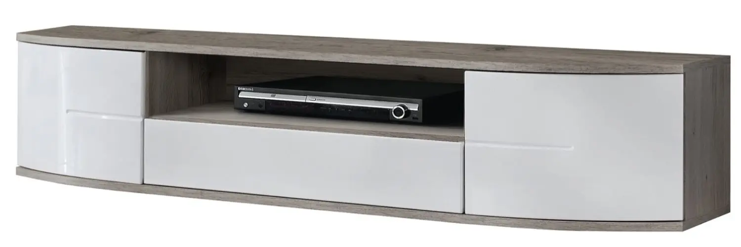 Тумба РТВ ASM Ontario II SRW OR2 (Sanremo Oak/White Gloss)