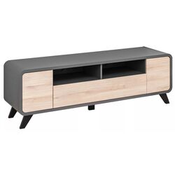 Тумба РТВ ASM Round ANRV RD RTV (Anthracite/Kronberg Oak)