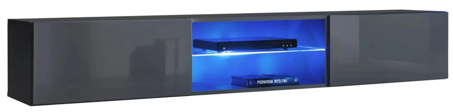 Тумба РТВ ASM Switch GG SW RTV3 (Graphite/Graphite Gloss)