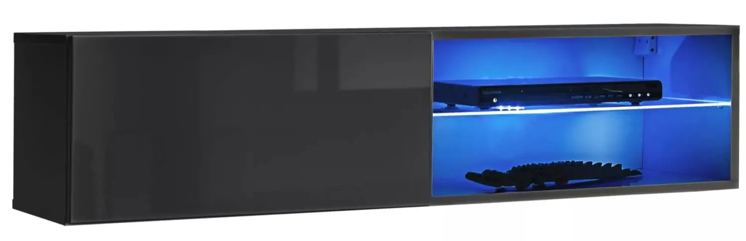 Тумба РТВ ASM Switch GG SW RTV4 (Graphite/Graphite Gloss)