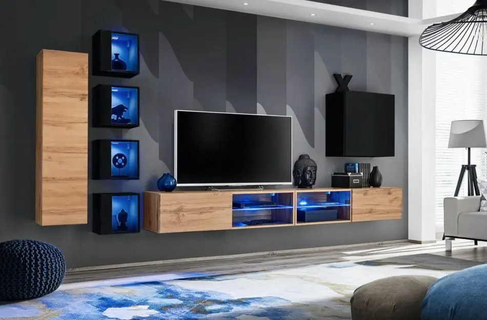 Тумба РТВ ASM Switch WT SW RTV4 (Wotan Oak) - 2