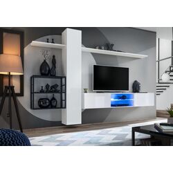 Тумба РТВ ASM Switch WW SW RTV3 (White/White Gloss) Thumb