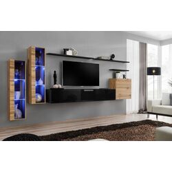 Тумба РТВ ASM Switch ZZ SW RTV1 (Black/Black Gloss) Thumb