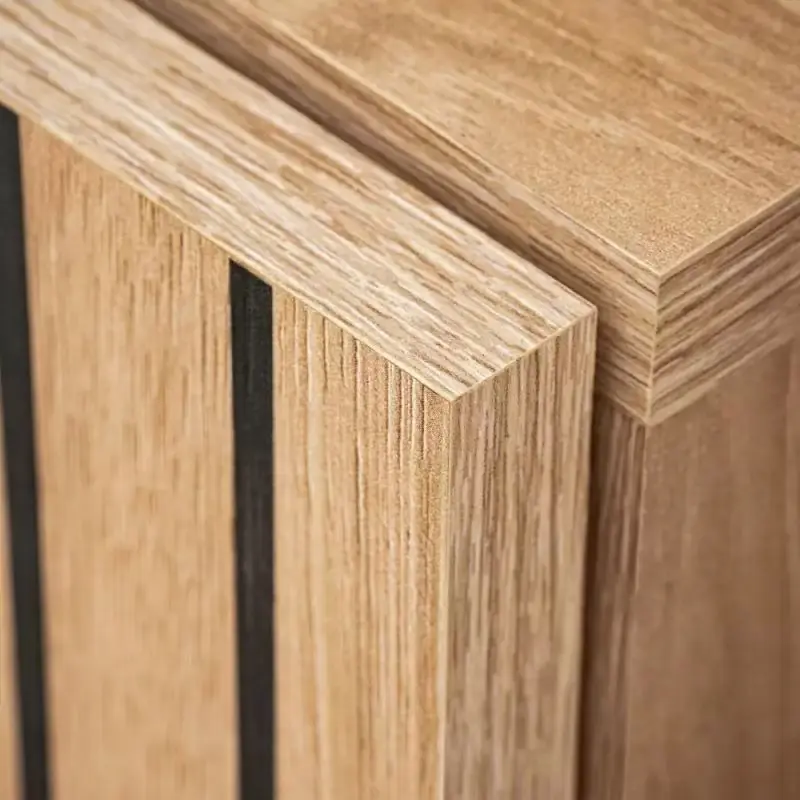 Тумба РТВ с биокамином ASM Liam HJZ LM RTV-K (Hickory Jackson/Black Matt) - 3