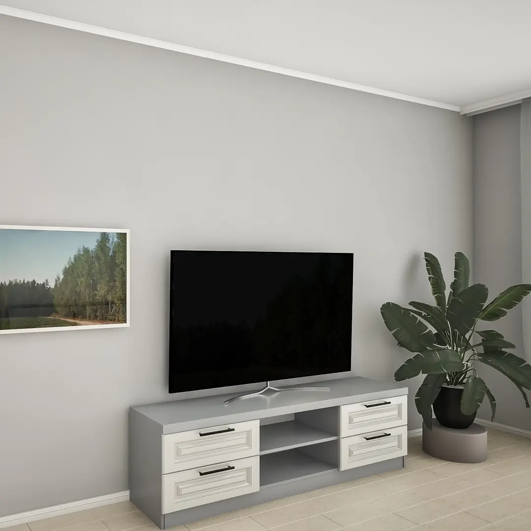 Tumba pentru TV Bafimob TVFY-180 (Grey/Stone Oak)