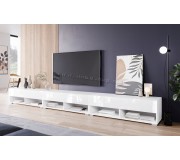 Tumba pentru TV Bratex A 300 (White/White Gloss)