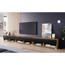 Tumba pentru TV Bratex A 300 (Wotan Oak/Black Gloss) Thumb