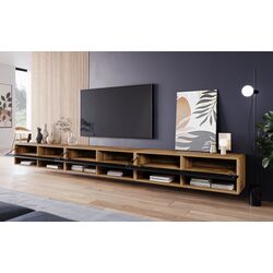 Tumba pentru TV Bratex A 300 (Wotan Oak/Black Gloss) Thumb