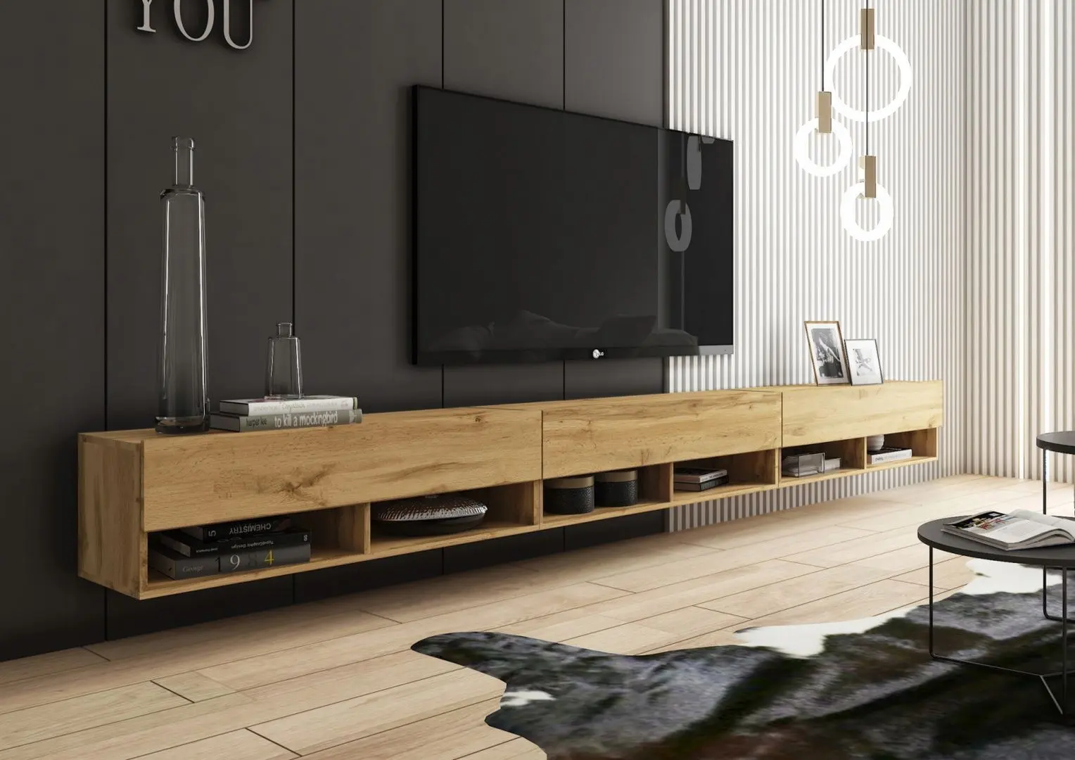 Tumba pentru TV Bratex A 300 (Wotan Oak)