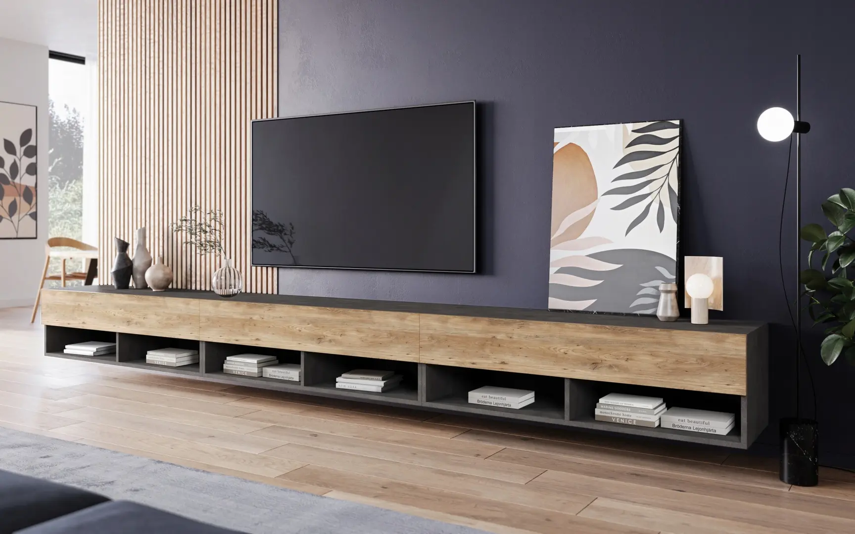Тумба РТВ Bratex A300 (Matera/Chestnut)
