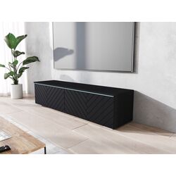 Tumba pentru TV Bratex D140 (Black/Black Graphite)