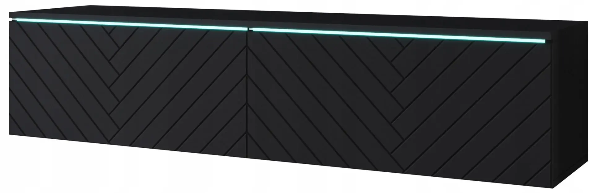 Tumba pentru TV Bratex D140 (Black/Black Graphite)