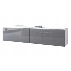 Tumba pentru TV Bratex D140 (White/Grey Gloss) Thumb