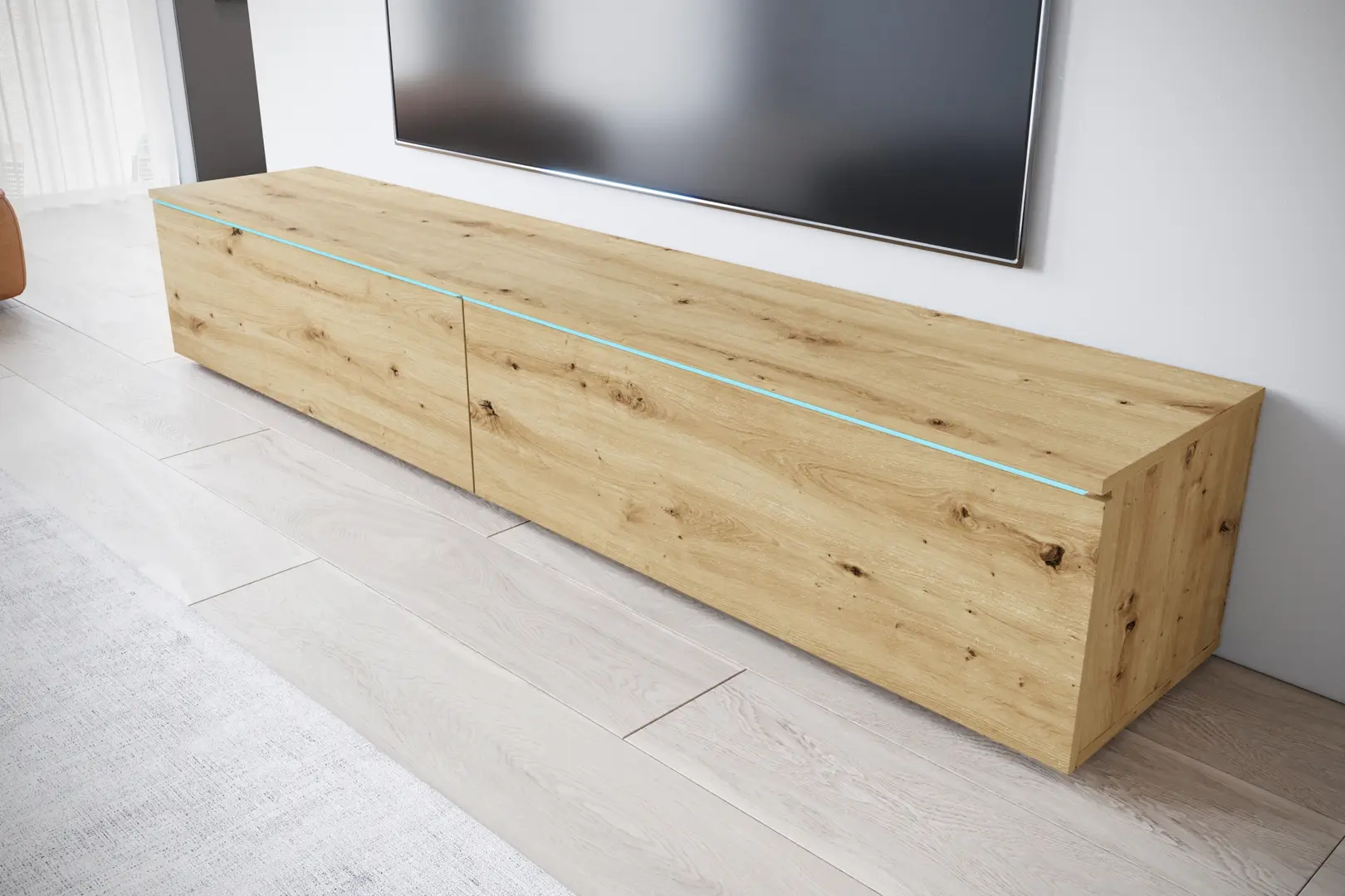 Tumba pentru TV Bratex D180 (Artisan Oak)