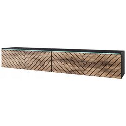 Tumba pentru TV Bratex D180 (Black Graphite/Wotan Oak) Thumb