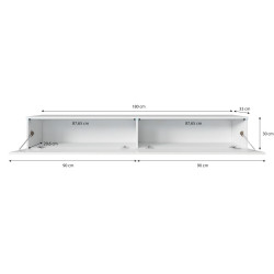 Tumba pentru TV Bratex D180 (Cashmere) Thumb
