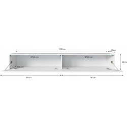 Tumba pentru TV Bratex D180 (Grey Pallad) Thumb