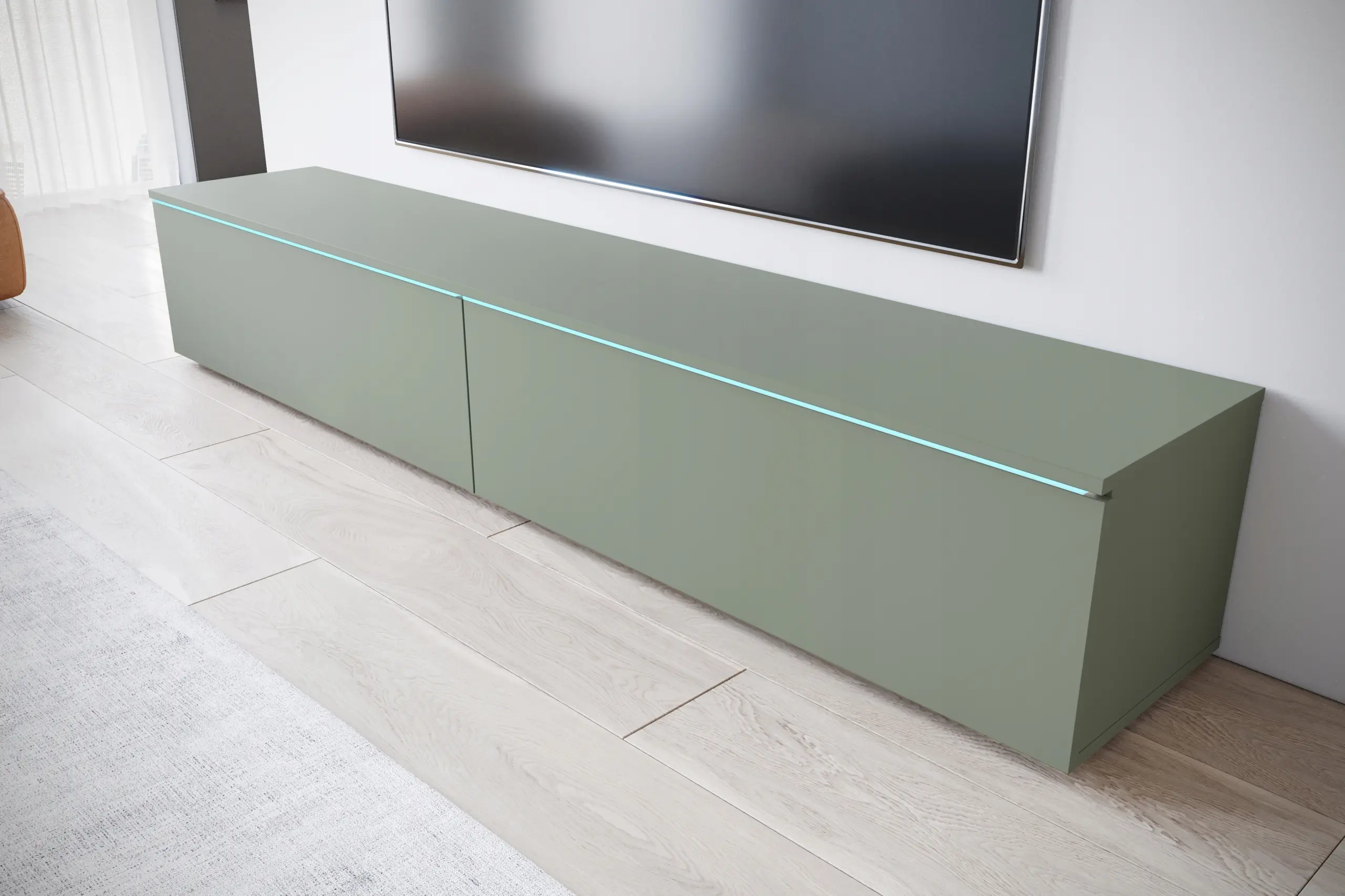 Tumba pentru TV Bratex D180 (Misty Green) - 5