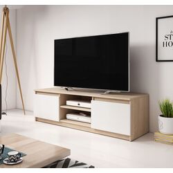 Tumba pentru TV Bratex Dingo 120 (Sonoma Oak/White)