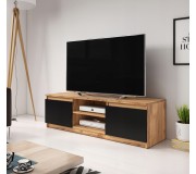 Tumba pentru TV Bratex Dingo 120 (Wotan Oak/Black Graphite)