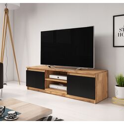 Tumba pentru TV Bratex Dingo 120 (Wotan Oak/Black Graphite)